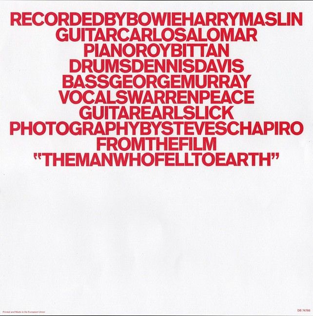 David Bowie – Station To Station (LP, Album, Limited Edition, Reissue, Remastered, Red Vinyl)