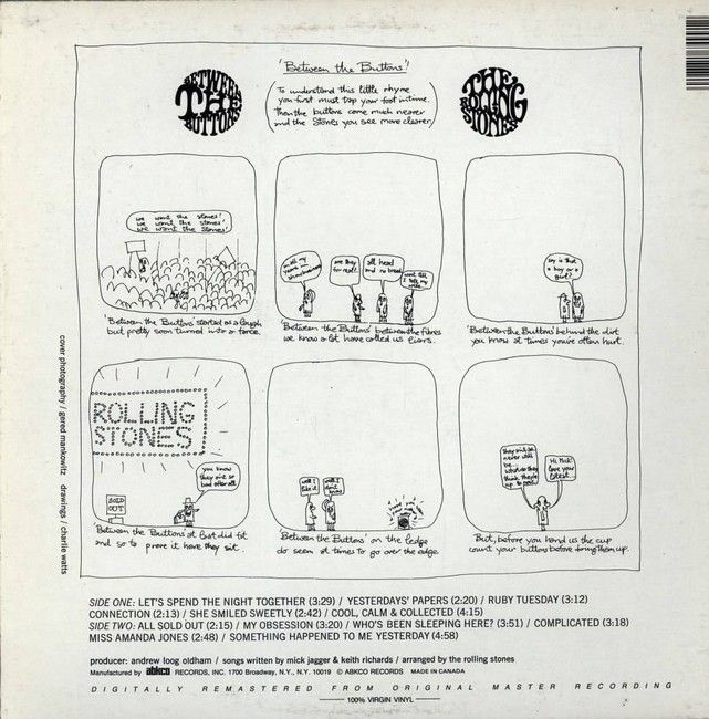 The Rolling Stones – Between The Buttons (UK) (LP, Album, Vinyl)