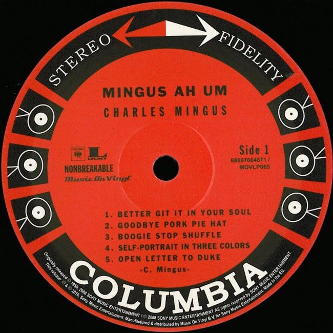 Charles Mingus – Mingus Ah Um (LP, Album, Reissue, Remastered, Stereo, 180g, Vinyl)