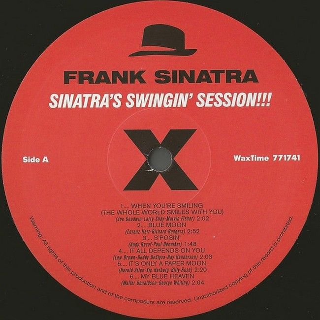 Frank Sinatra – Sinatra's Swingin' Session!!! (LP, Album, Reissue, Stereo, 180 Gram, Vinyl)