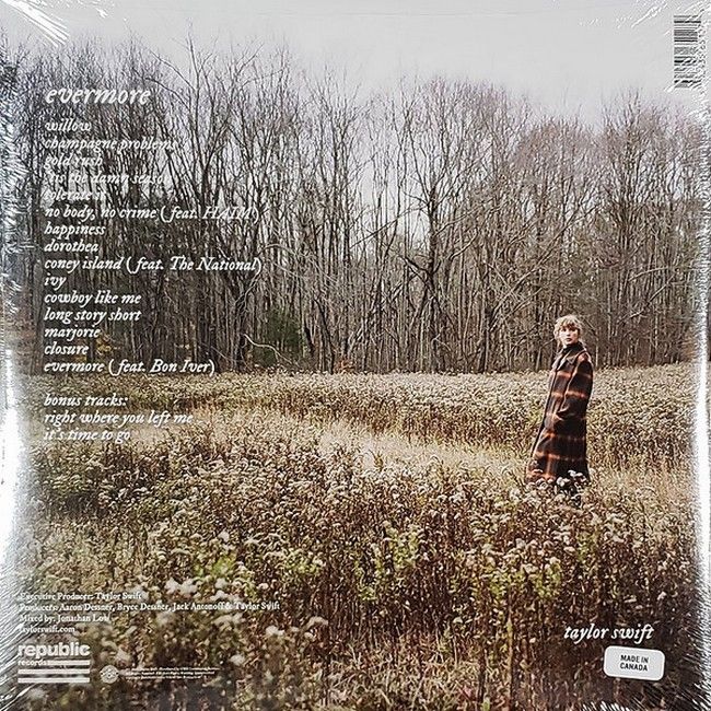 Платівка Taylor Swift – Evermore|Тейлор Свіфт-Завжди(2xLP,Opaque Green, Vinyl)