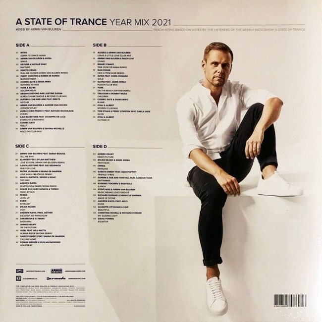 Платівка Armin van Buuren – A State Of Trance - Year Mix 2021|Армін ван Бюрен-Стан трансу-Річний мікс 2021(2xLP)