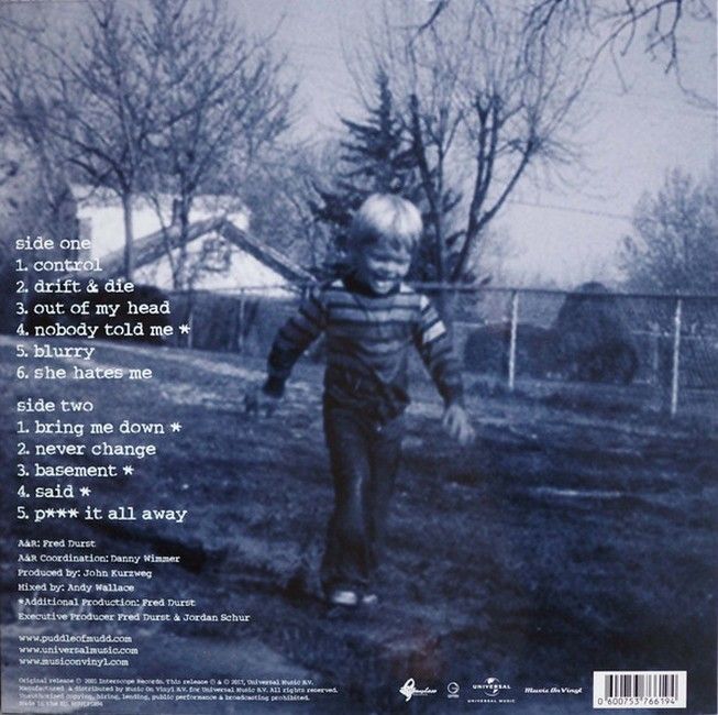 Puddle Of Mudd – Come Clean (LP, Album, Reissue, 180g, Vinyl)