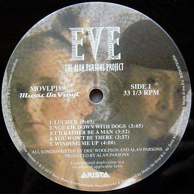 The Alan Parsons Project – Eve (LP, Album, Reissue, Remastered, Gatefold, 180 Gram, Vinyl)
