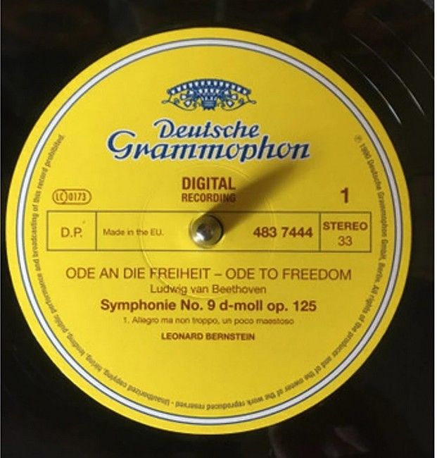 Bernstein, Beethoven - Ode To Freedom - Symphonie No.9 (2LP, Stereo, 180 g, Vinyl)
