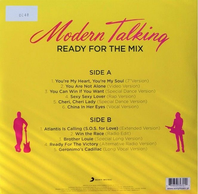 Modern Talking – Ready For The Mix (Mixes & Rarities 1984-2003) (LP, Compilation, Vinyl)