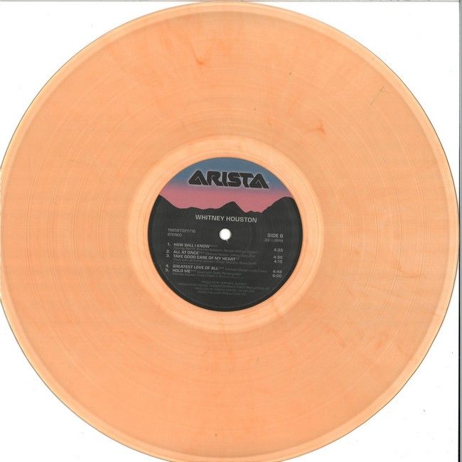 Whitney Houston – Whitney Houston (LP, Album, Reissue, Special Edition, Translucent Peach Vinyl)