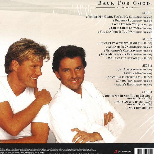Modern Talking – Back For Good (2LP, Album, Reissue, Vinyl)