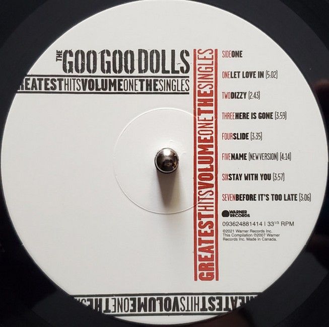 The Goo Goo Dolls – The Goo Goo Dolls Greatest Hits Volume One The Singles (LP, Compilation, Stereo,