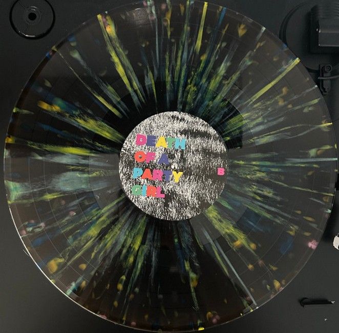 TV Girl - Death Of A Party Girl (LP, Album, Limited Edition, Reissue, Translucent Black w Splatter, Vinyl)