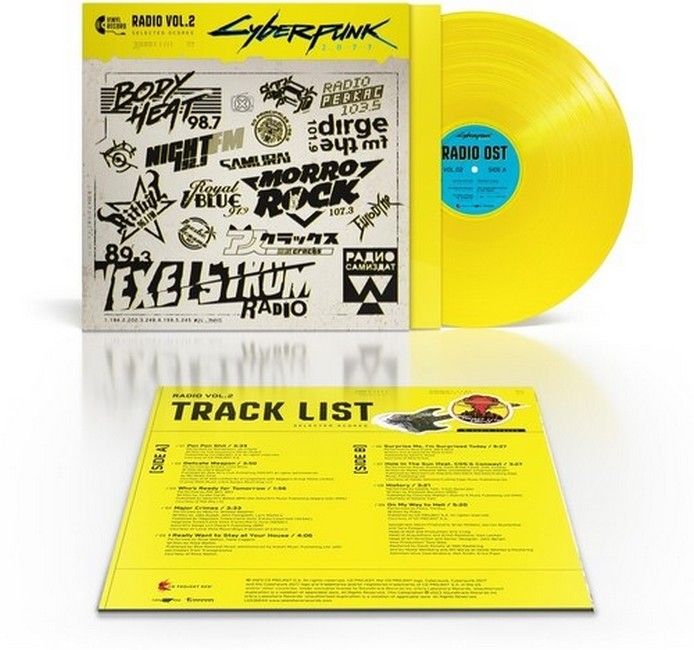 Cyberpunk 2077 Radio OST Vol. 2 (LP, Album, Compilation, Yellow Vinyl)