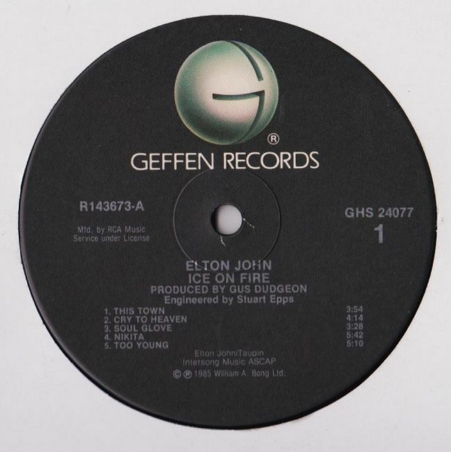 Elton John – Ice On Fire (Vinyl)