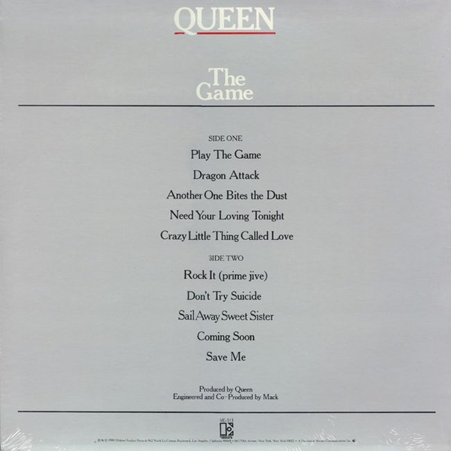 Платівка Queen – The Game | Квін