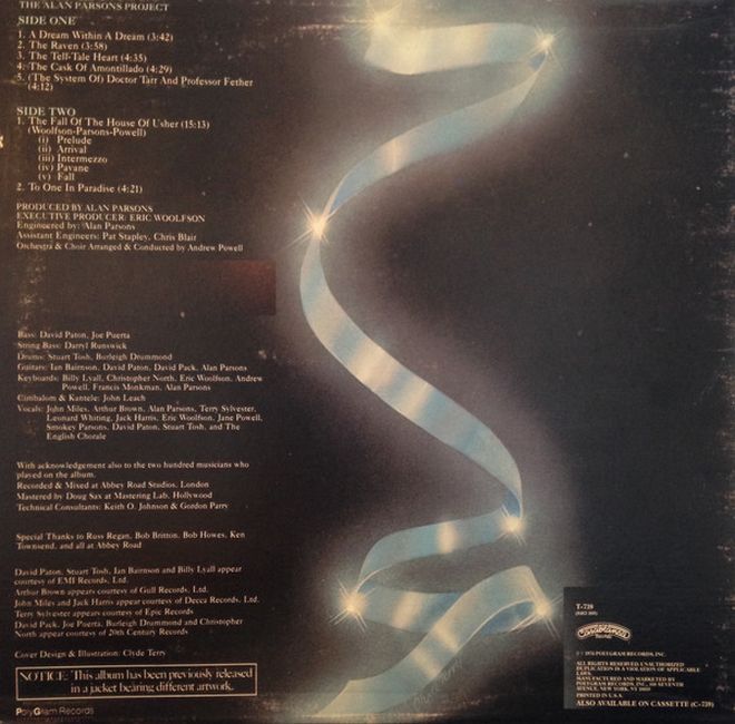 The Alan Parsons Project – Tales Of Mystery And Imagination 