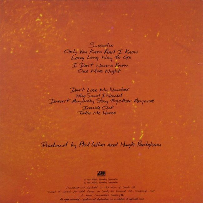 Phil Collins – No Jacket Required 