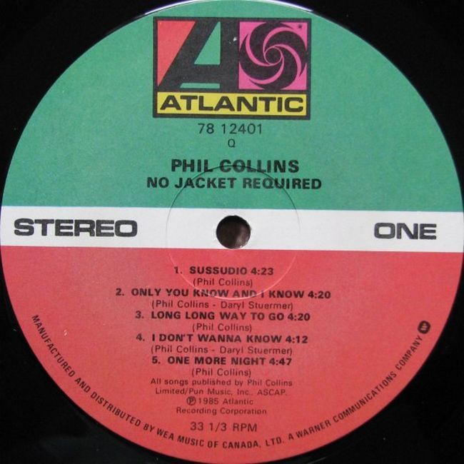 Phil Collins – No Jacket Required 