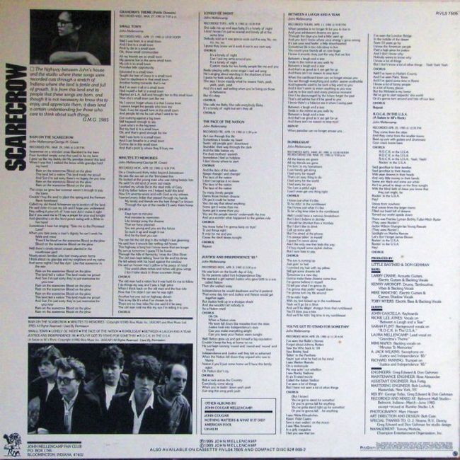 John Cougar Mellencamp – Scarecrow (Vinyl)