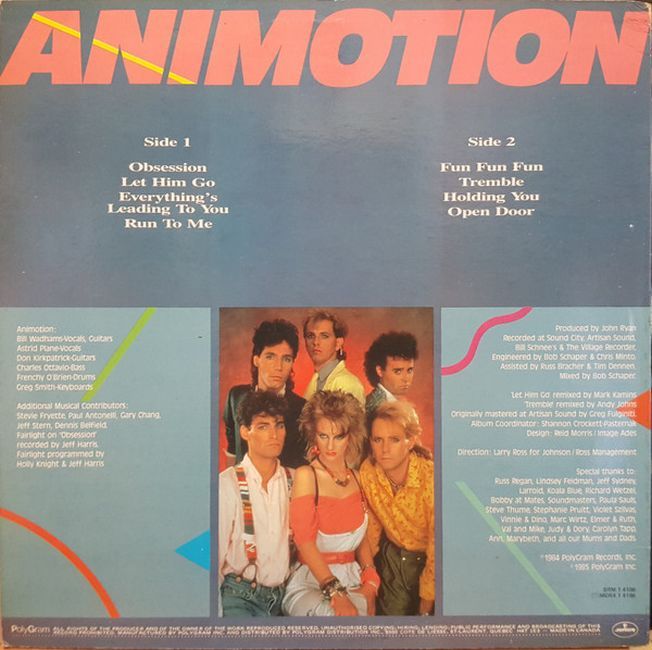 Платівка Animotion – The Language Of Attraction|Анімація-Мова привабливості