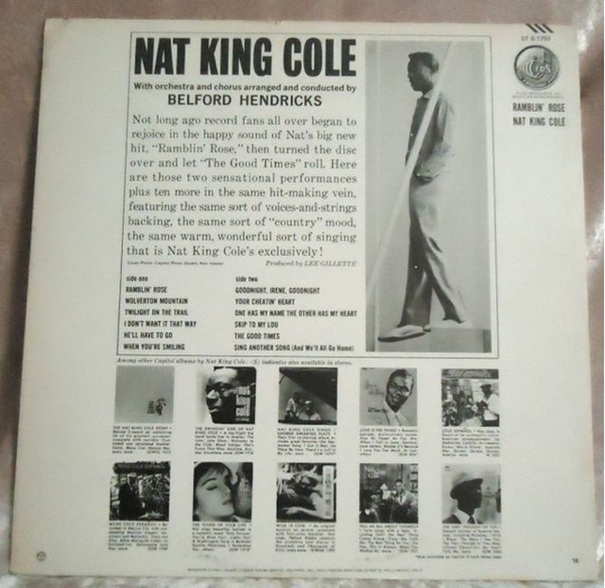 Платівка Nat King Cole – Ramblin' Rose|Нат Кінг Коул-Рамблін Роуз