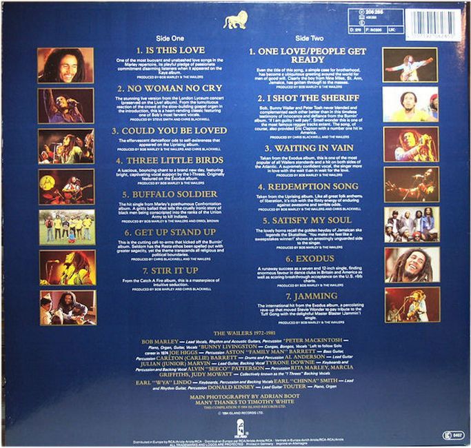 Платівка Bob Marley & The Wailers – Legend The Best Of Bob Marley And The Wailers|Боб Марлі та Wailers-Легенда
