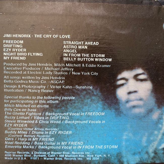 Jimi Hendrix – The Cry Of Love