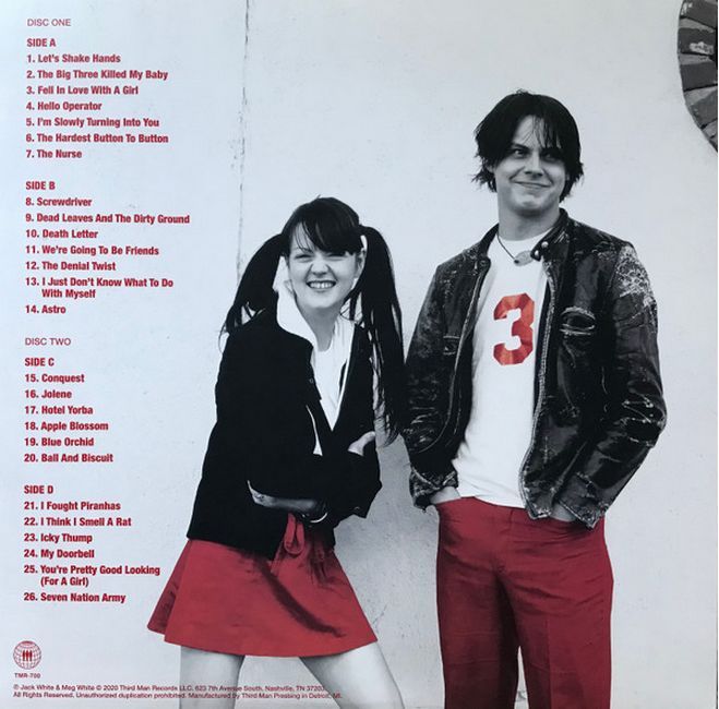 Платівка The White Stripes – My Sister Thanks You And I Thank You The White Stripes Greatest Hits|Білі смуги-Найбільші хіти The White Stripes(2xLP)