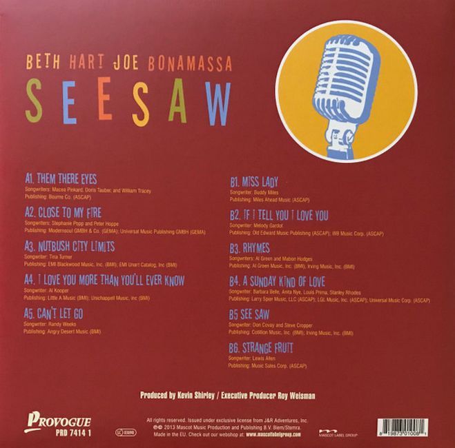 Beth Hart & Joe Bonamassa – Seesaw (Vinyl)