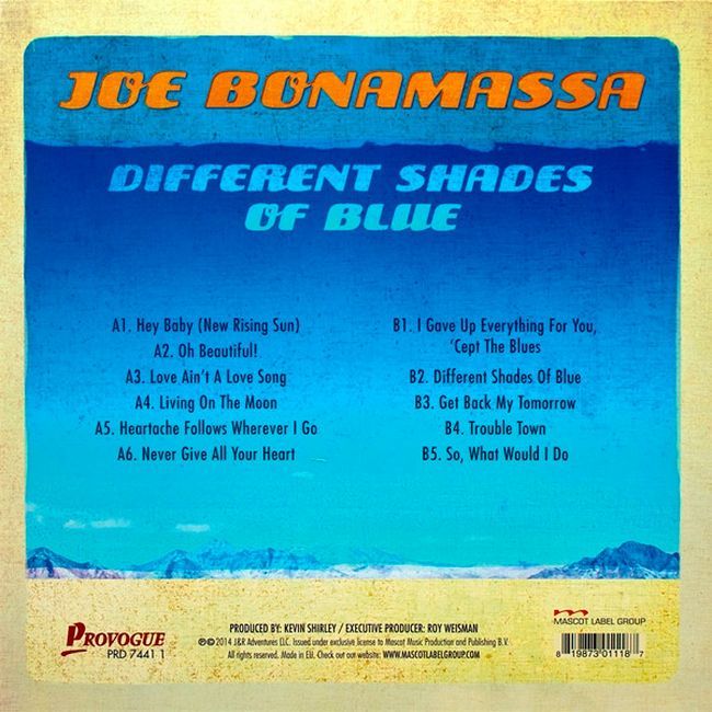Joe Bonamassa – Different Shades Of Blue (Vinyl)