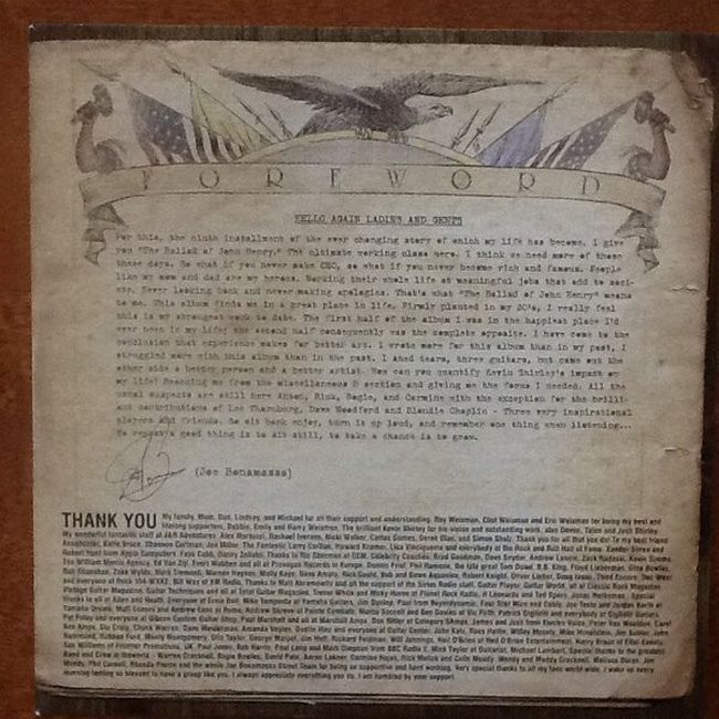 Joe Bonamassa – The Ballad Of John Henry (Vinyl)