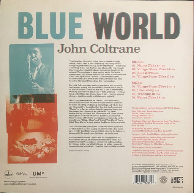 John Coltrane – Blue World (Vinyl)