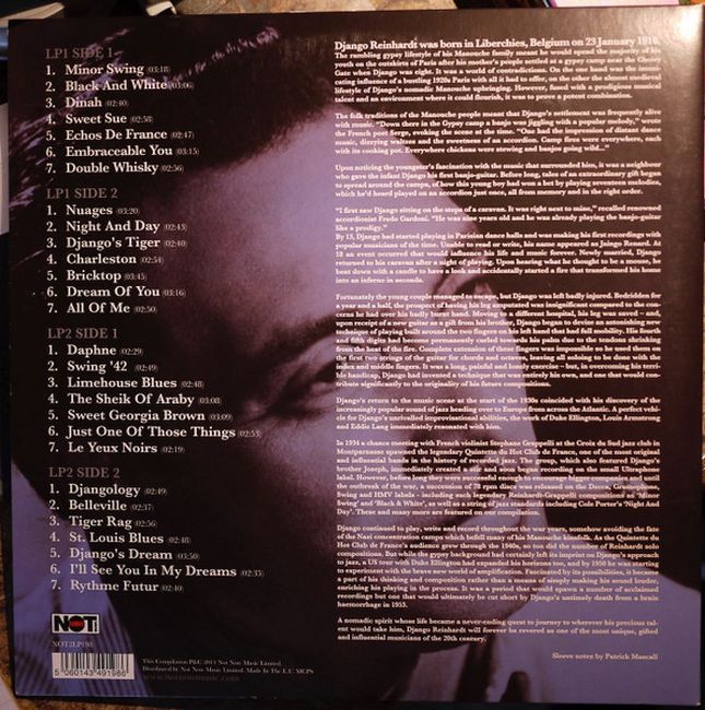 Django Reinhardt – The Django Reinhardt Anthology (Vinyl)