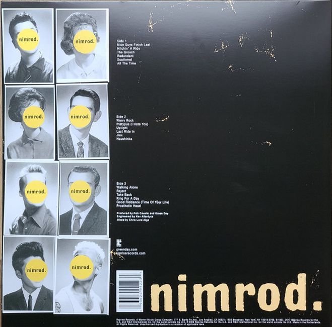 Платівка Green Day – Nimrod.|Зелений день-Німрод(2xLP)