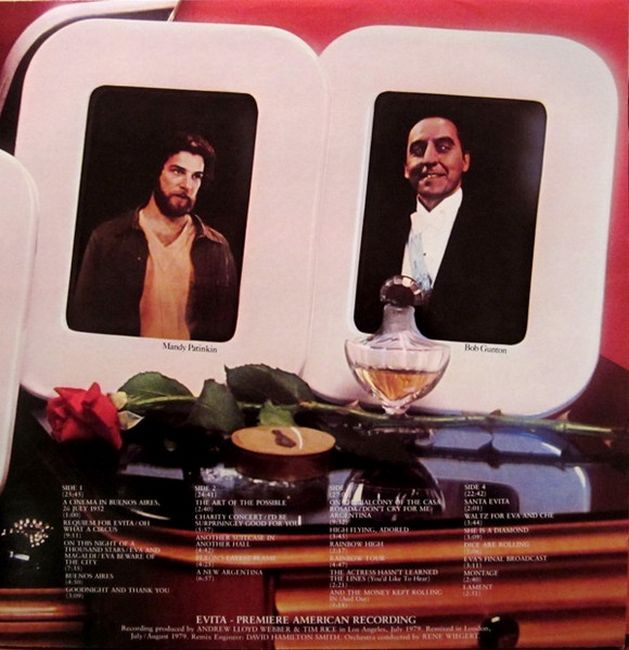 Платівка Andrew Lloyd Webber And Tim Rice – Evita: Premiere American Recording