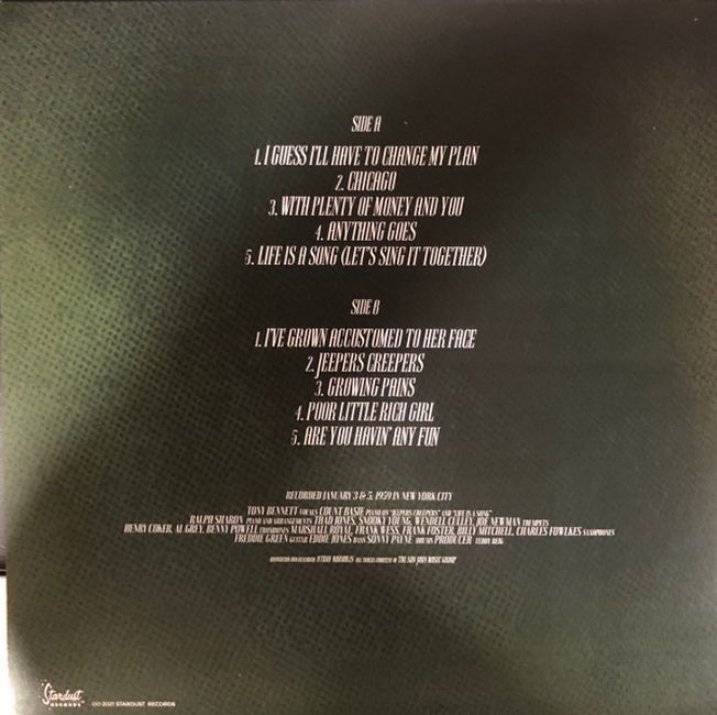 Tony Bennett with Count Basie & His Orchestra – Legend (Vinyl)