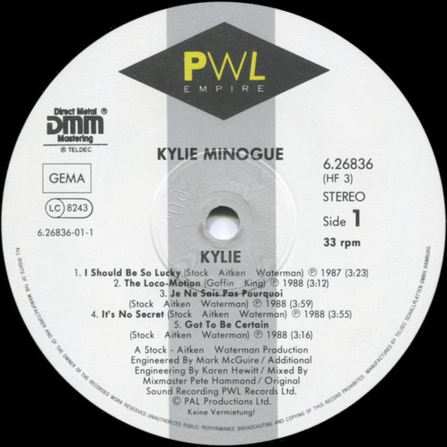 Kylie Minogue – Kylie (Vinyl)