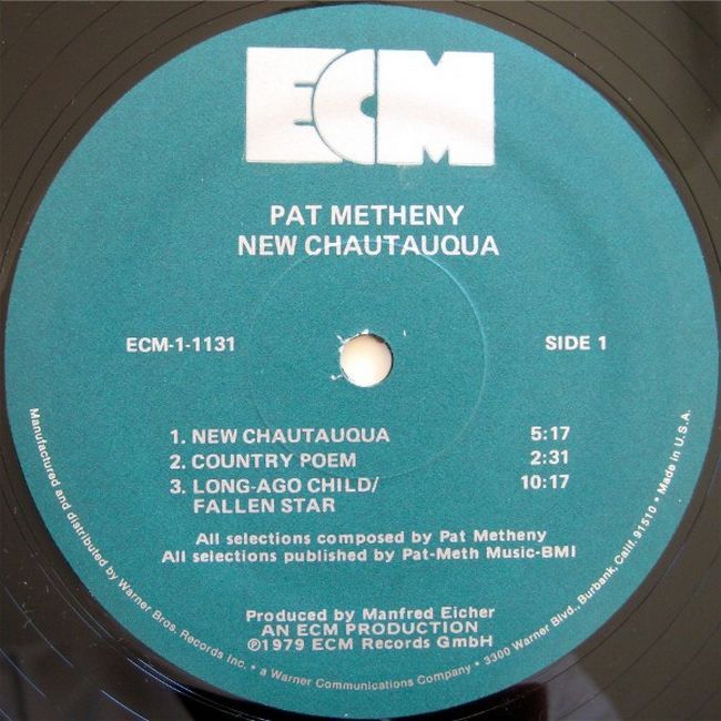 Pat Metheny – New Chautauqua (Vinyl)