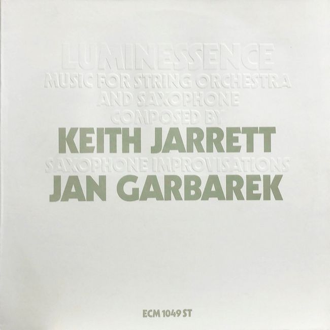 Платівка Кейт Джаррет | Keith Jarrett / Jan Garbarek – Luminessence (Vinyl)