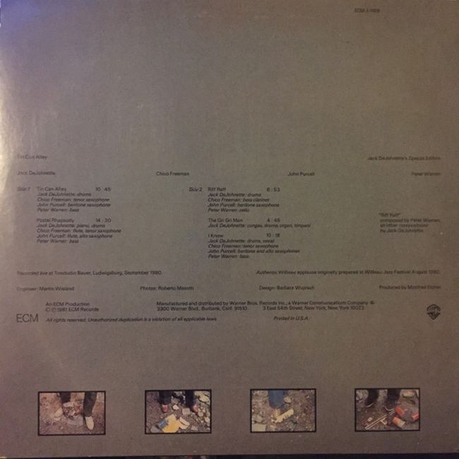 Jack DeJohnette's Special Edition – Tin Can Alley (Vinyl)