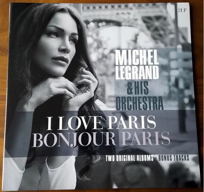 Michel Legrand & His Orchestra* – I Love Paris & Bonjour Paris (Vinyl)
