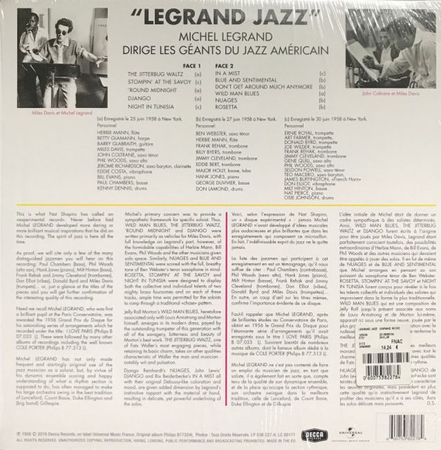 Платівка Michel Legrand – Legrand Jazz|Мішель Легран-Легран Джаз