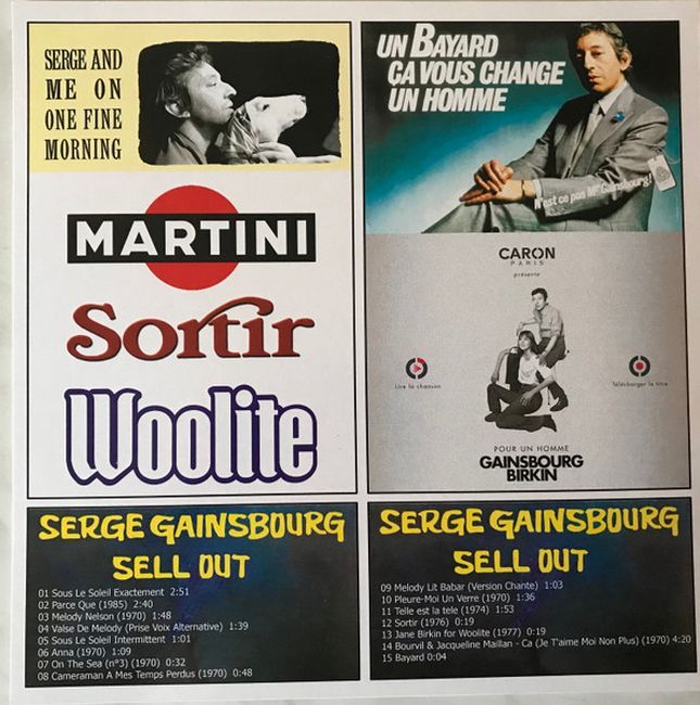 Платівка Serge Gainsbourg – Sell Out | Сердж Гейнсбург