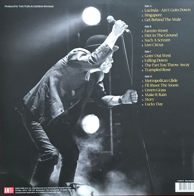 Платівка Том Вейтс | Tom Waits – Glitter And Doom Live