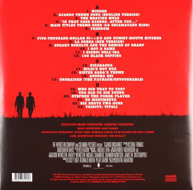 Платівка Джанго Вільний (Музика до Фільму) | Various – Django Unchained (Original Motion Picture Soundtrack)