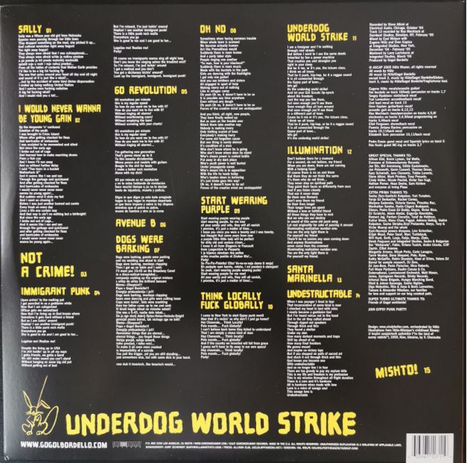 Gogol Bordello – Gypsy Punks (Underdog World Strike) (Vinyl)