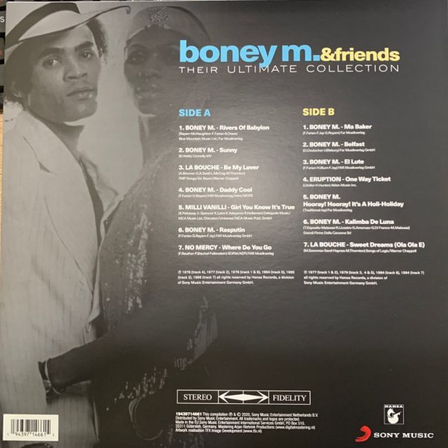 Платівка Боні М | Boney M. – Boney M. & Friends - Their Ultimate Collection