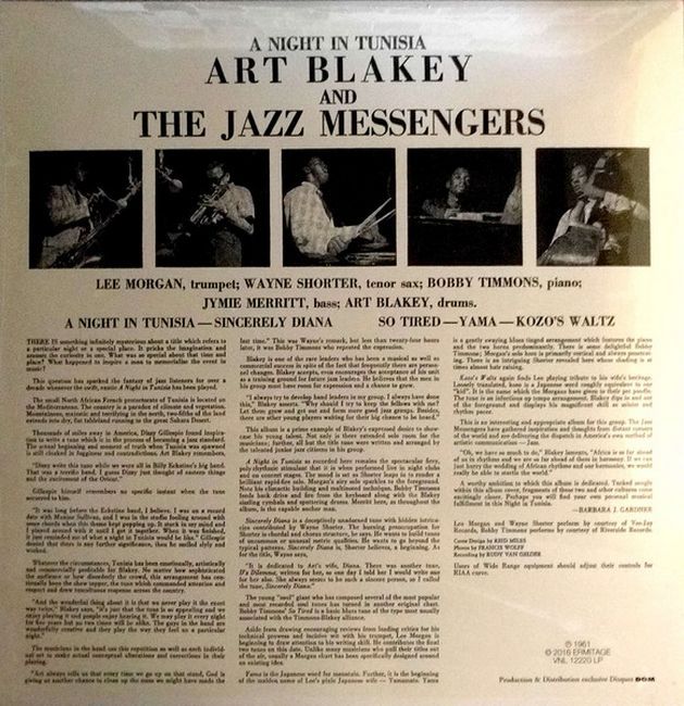 Art Blakey & The Jazz Messengers – A Night In Tunisia (Vinyl)