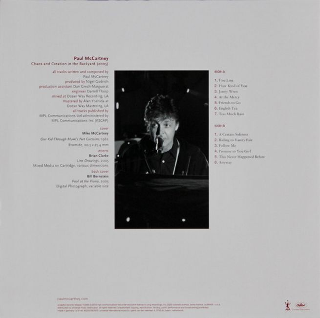 Paul McCartney – Chaos And Creation In The Backyard 