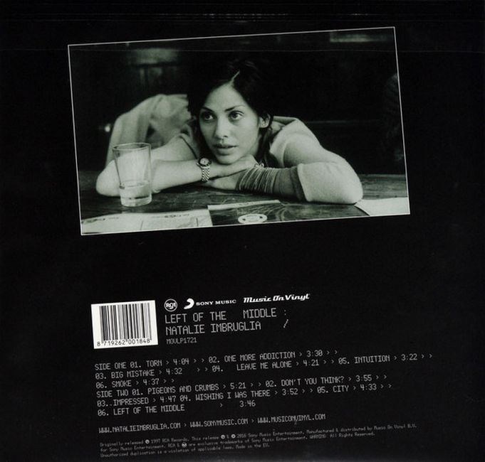 Платівка Natalie Imbruglia – Left Of The Middle|Наталі Імбрулья-Зліва від середини
