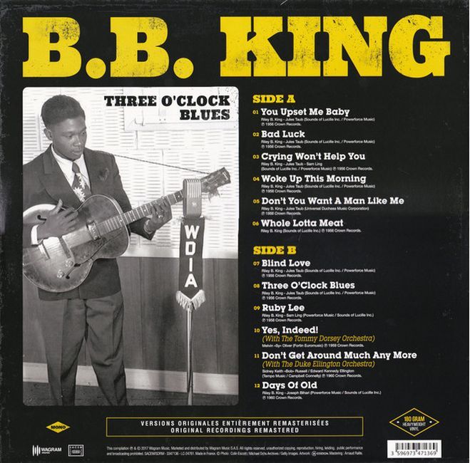 Платівка  B.B. King – Three O'Clock Blues|Бі Бі Кінг – Три години блюзу