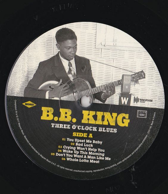 Платівка  B.B. King – Three O'Clock Blues|Бі Бі Кінг – Три години блюзу